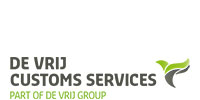 Logo van De Vrij Customs Services, douane-afdeling van De Vrij Group.