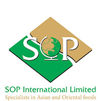 SOP International logo – specialist in Aziatische en Oosterse levensmiddelen, moederbedrijf van Liroy B.V.